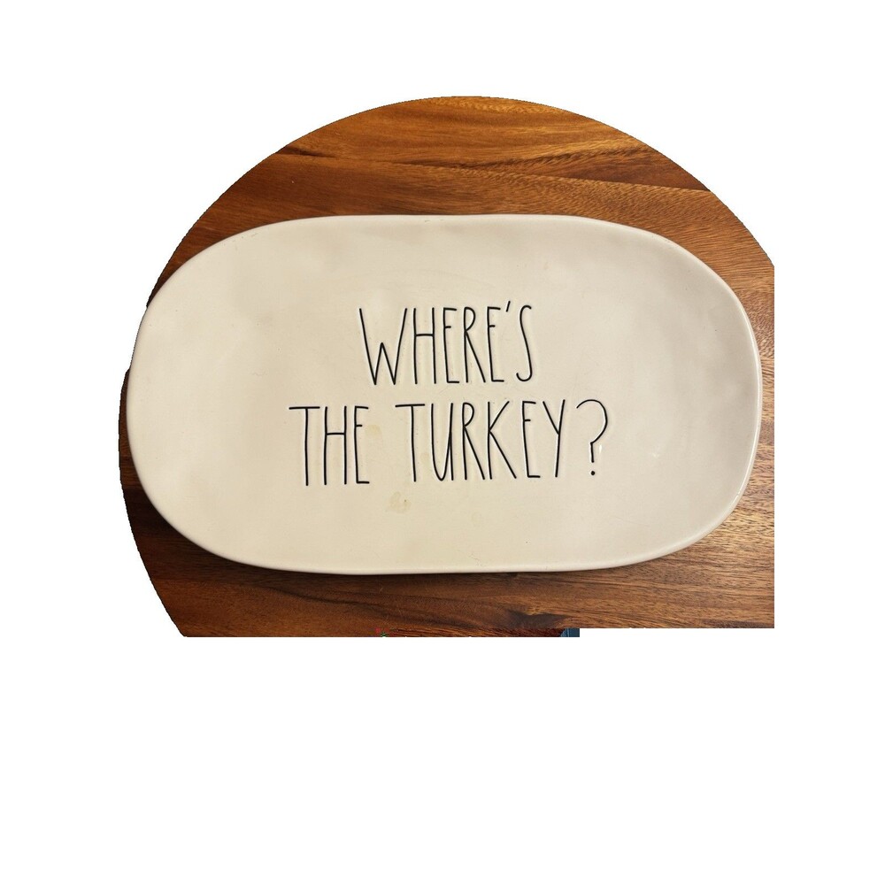 15" Oval Serving Platter Farmhouse by Magenta